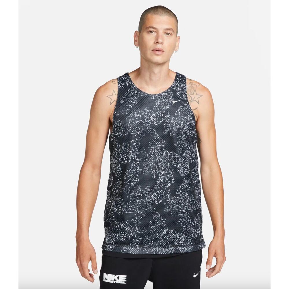 Nike Dri-FIT Standard Issue Reversible Basketball Jersey Black Size 2XL